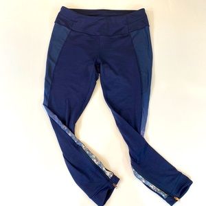 CALIA by Carrie Underwood Yoga Leggings Long Zipper Capri Athletic Size Large